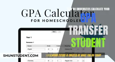 Transfer Student GPA Calculation: University Evaluation Methods