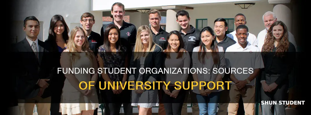 how do universities fund student organizations