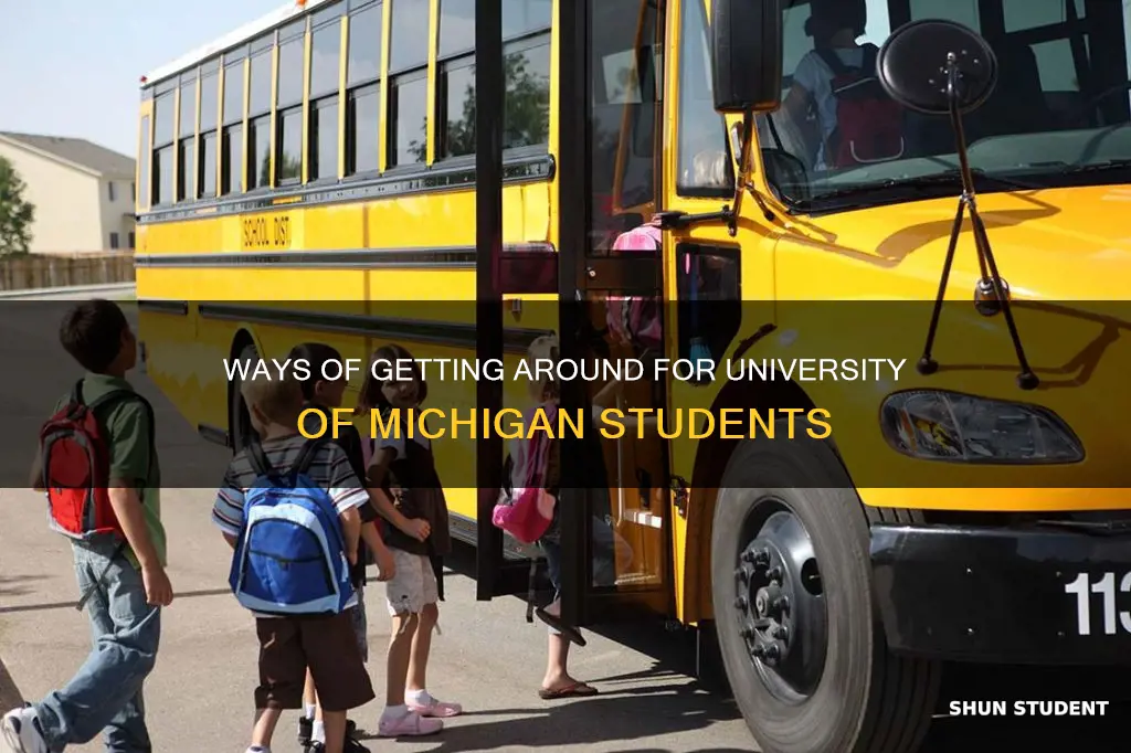 how do university of michigan students get around