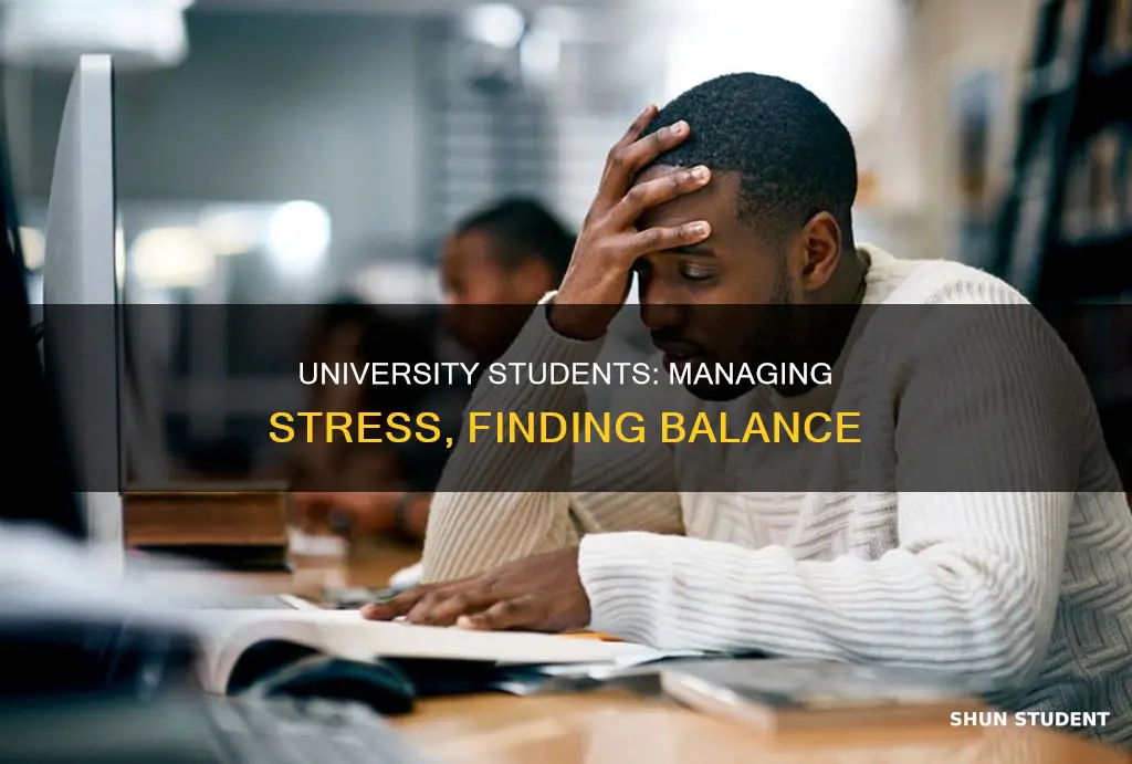 how do university students cope with stress