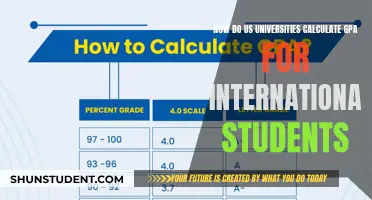 US Universities: Calculating GPAs for International Students