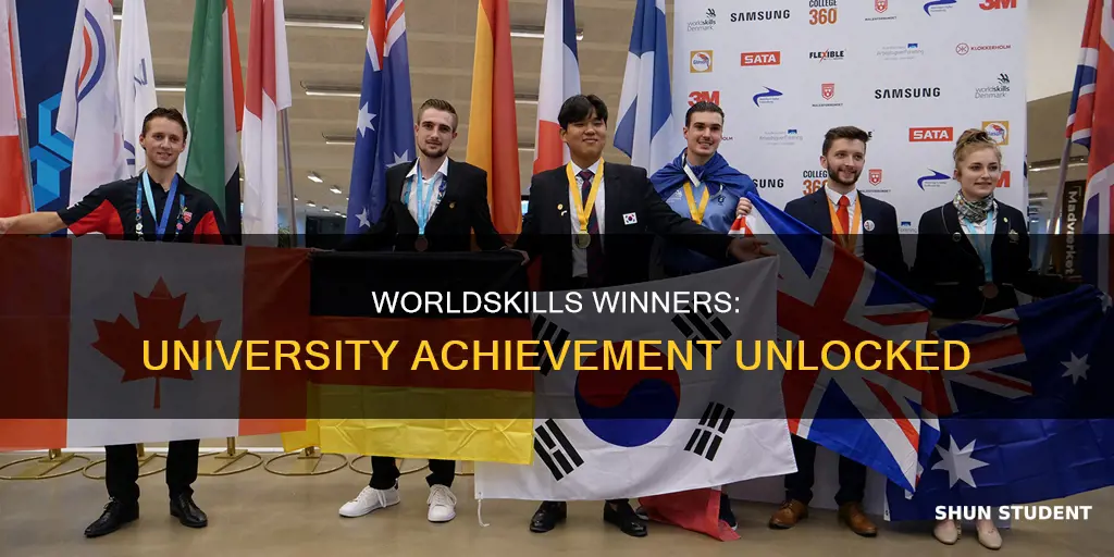 how do worldskills winning students achieve in universities