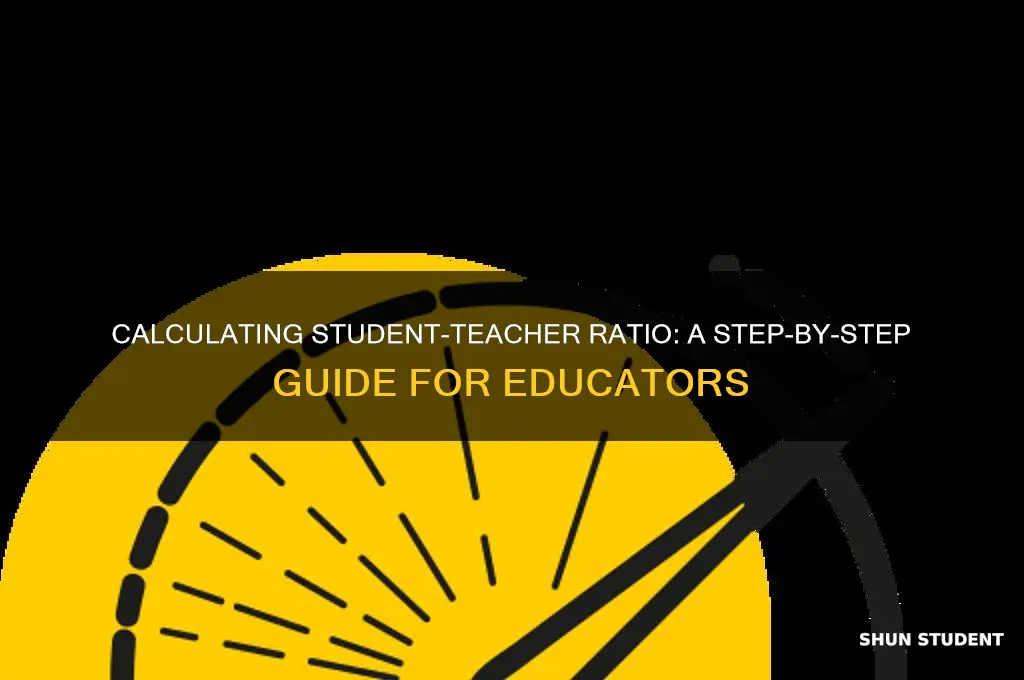 how do you calculate student teacher ratio