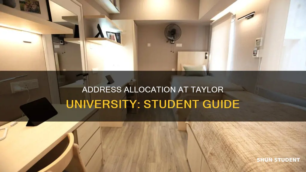 how do you know your student address at taylor university