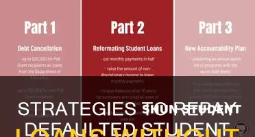 how do you pay defaulted student loans with no income