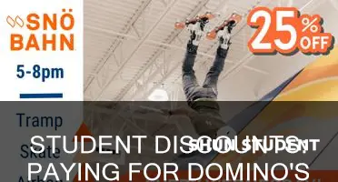 how do you pay for dominos with a student id