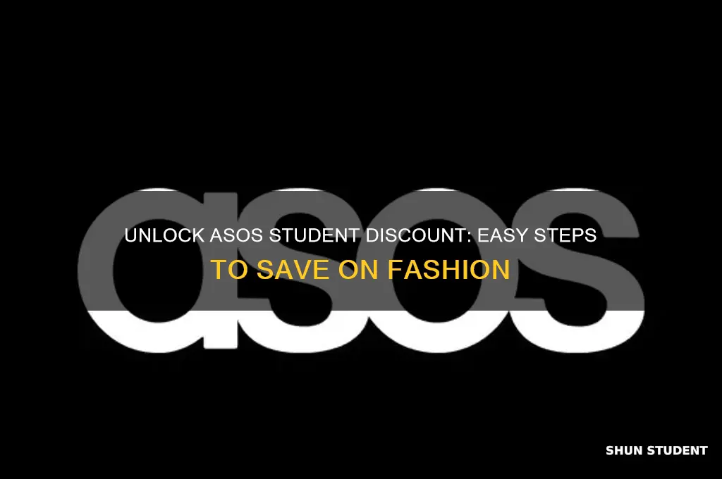 how do you retrieve the student discount for asos