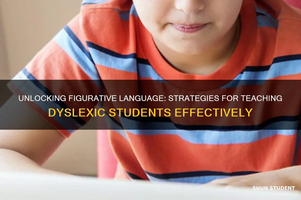 how do you teach dyslexic students about figurative language