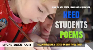 Teaching Language Acquisition: Engaging Students Through Poetry and Creative Learning