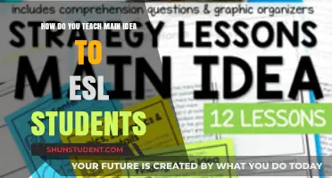 Teaching Main Idea to ESL Students: Effective Strategies for Comprehension