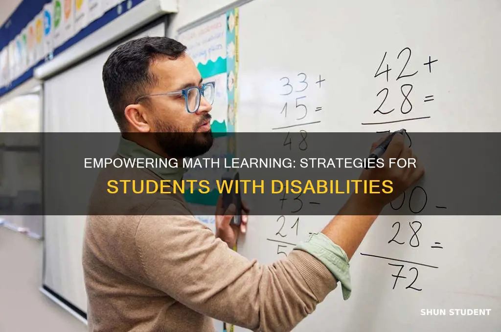 how do you teach math to students with learning disabilities