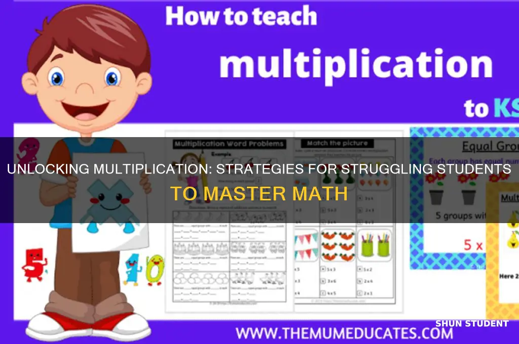 how do you teach multiplication to struggling students