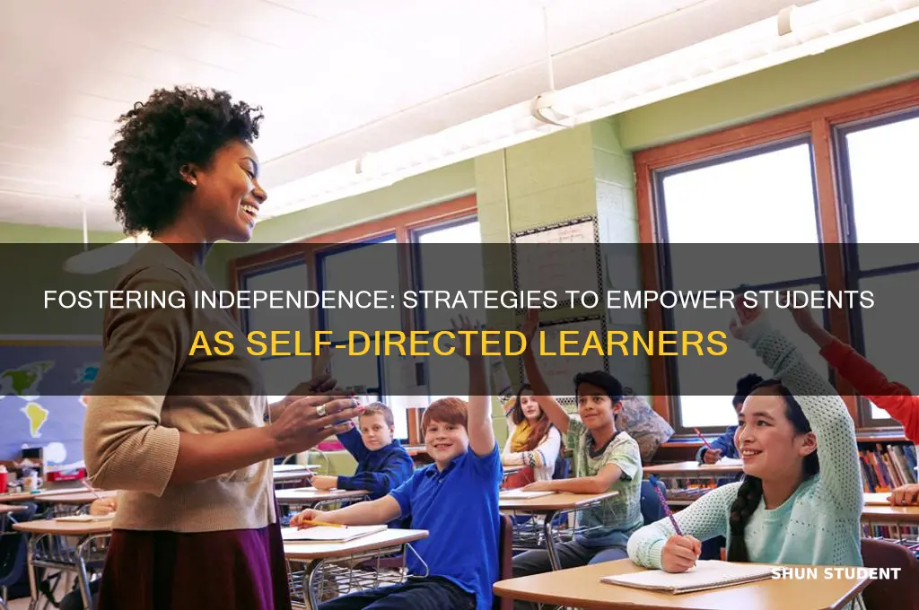 how do you teach students to become independent learners