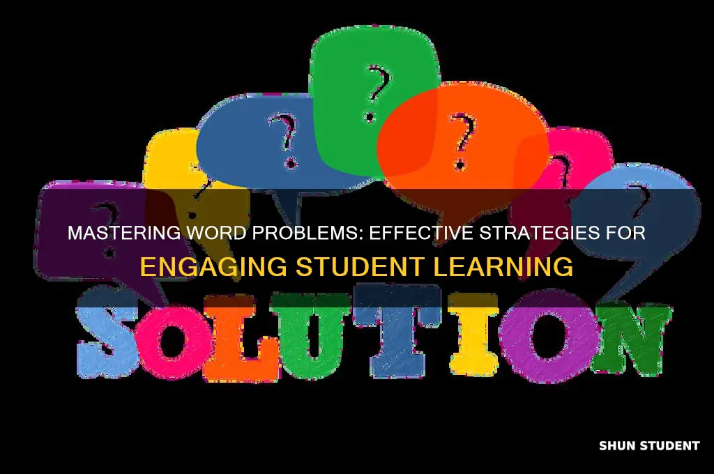 how do you teach students to solve word problems