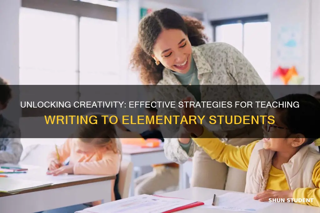 how do you teach writing to elementary students