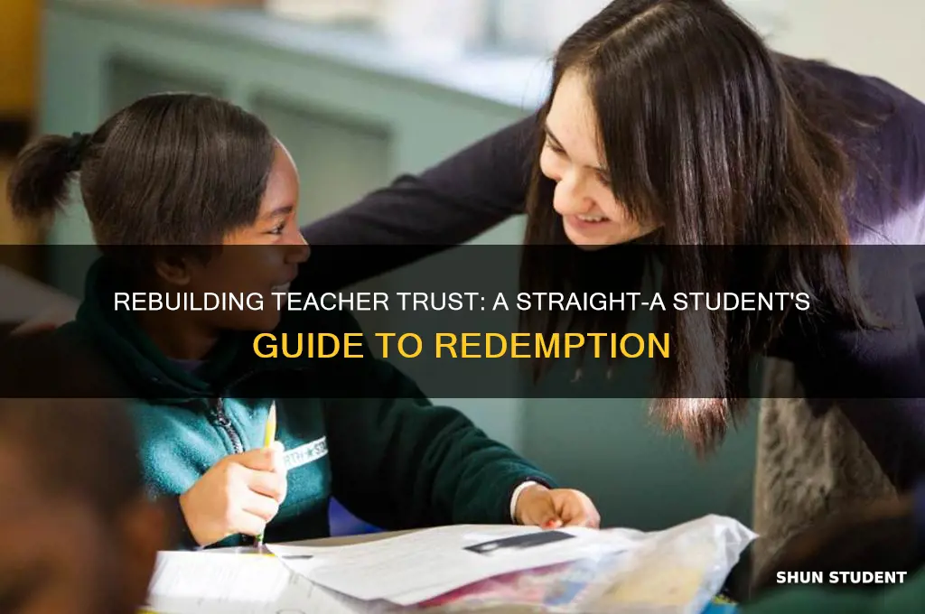 how does a straight a student regain its teacher