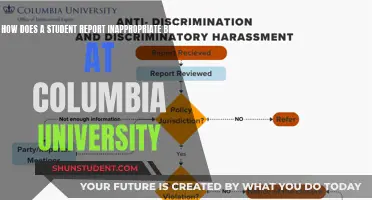Columbia University: Reporting Inappropriate Behavior as a Student