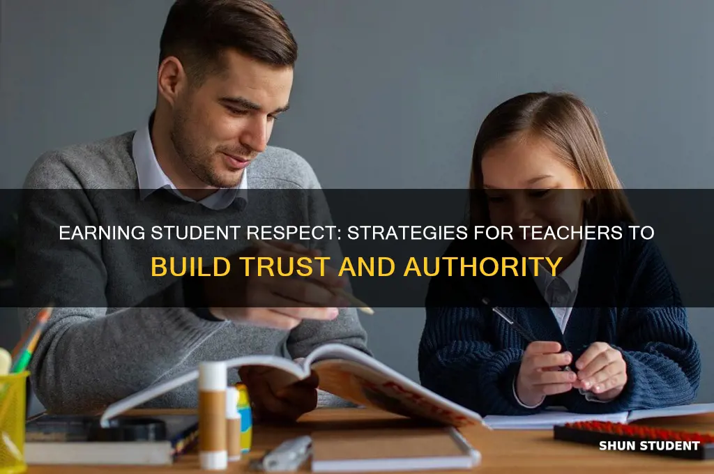 how does a teacher get respect from students
