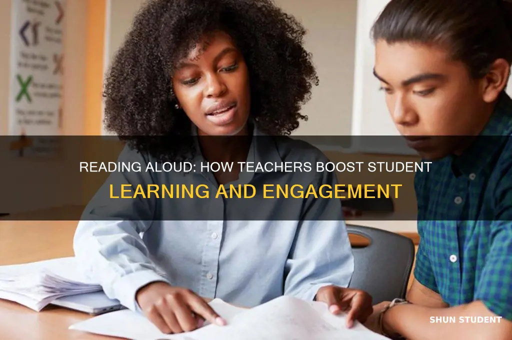 how does a teacher reading to a student help