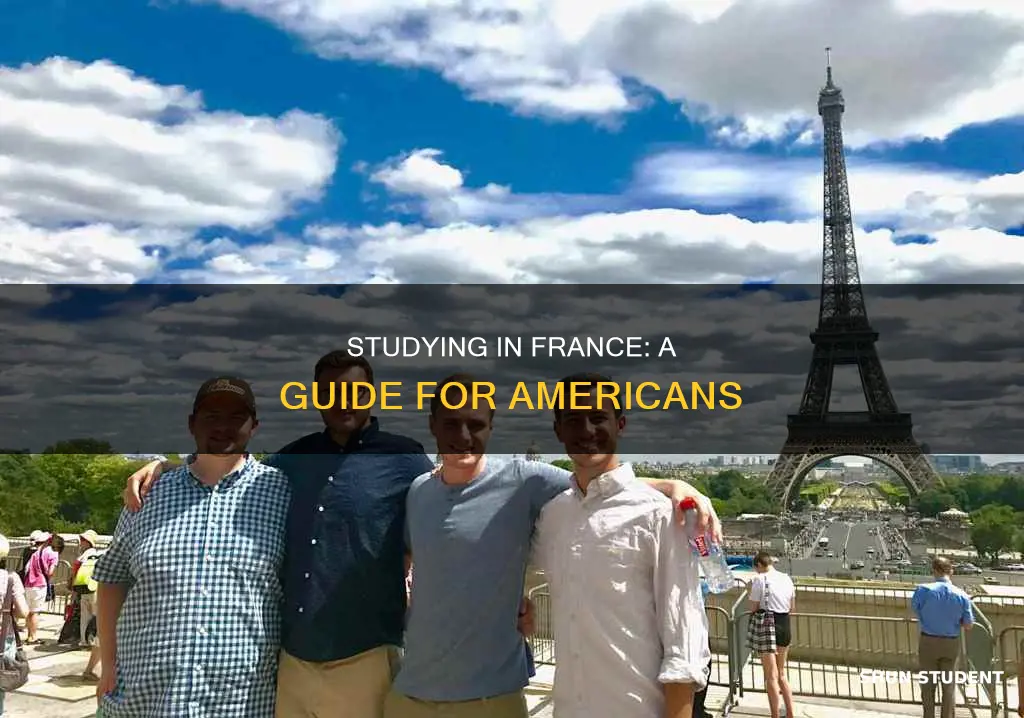 how does an american student attend university in france