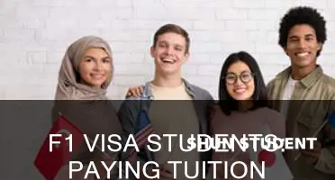 how does an f1visa student pay tuition