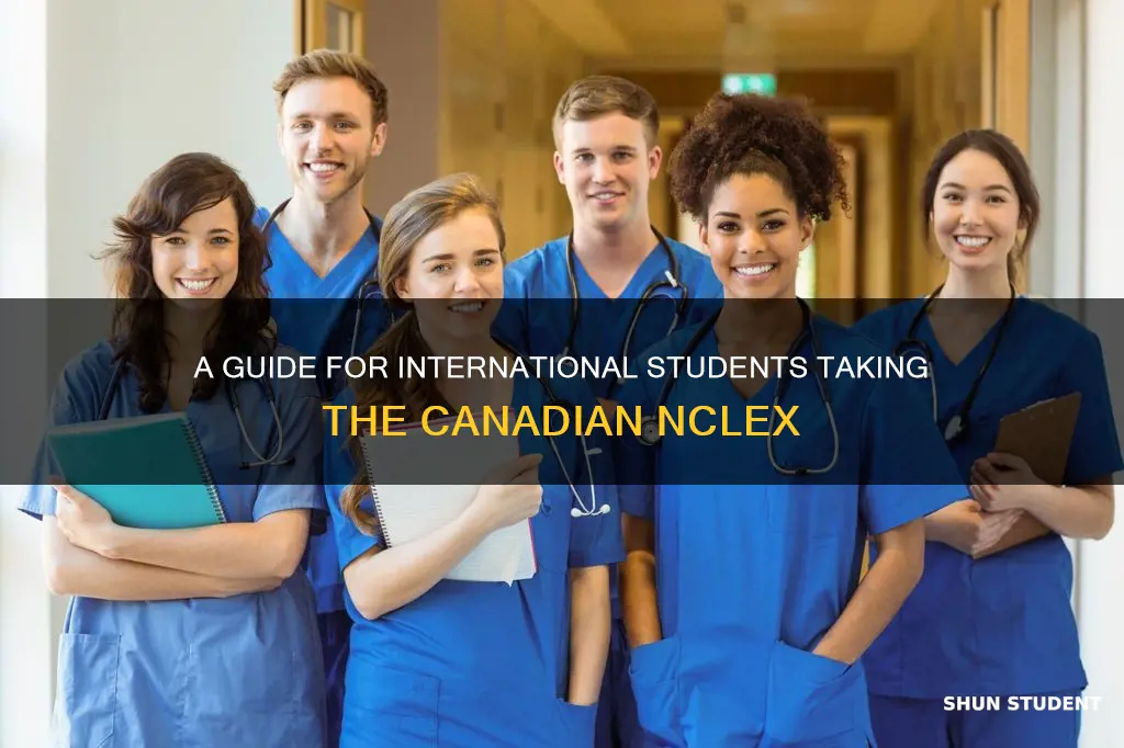 how does an international student take canadian nclex