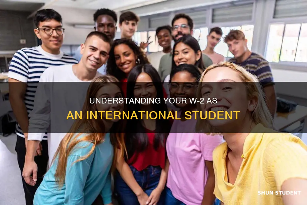 how does an international student w2 look
