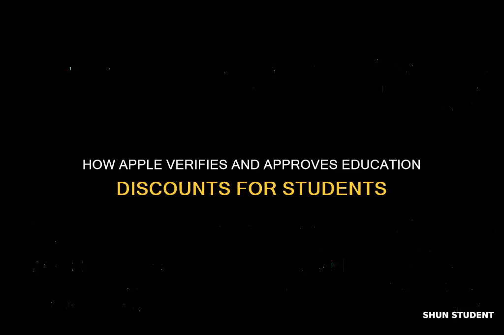 how does apple validate education discount