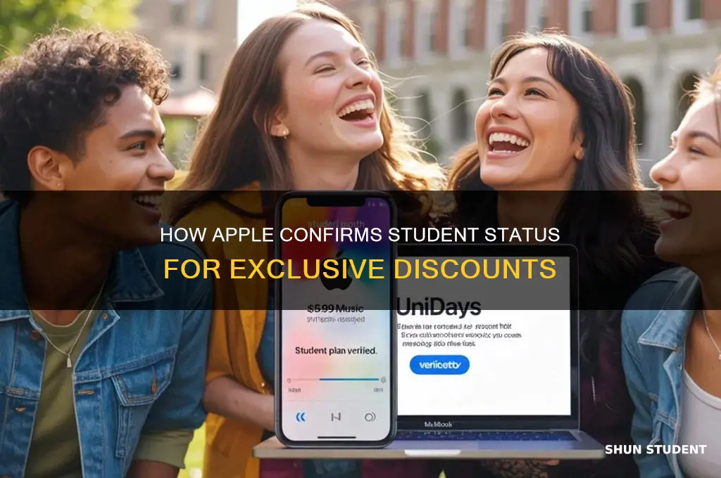 how does apple verify student discount