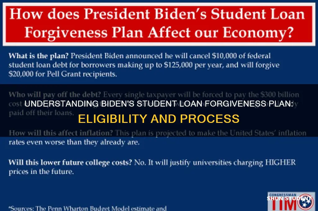 how does biden student loan forgiveness work