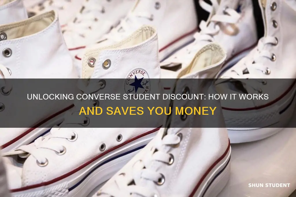 how does converse student discount work