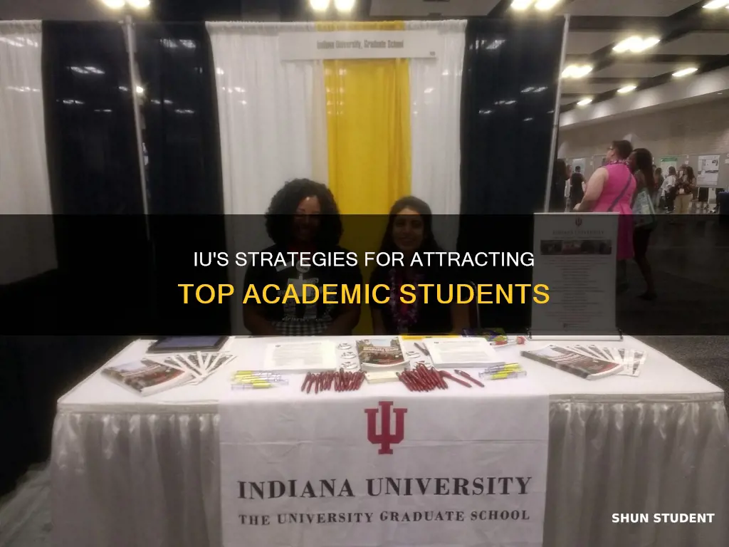 how does indiana university court top academic students