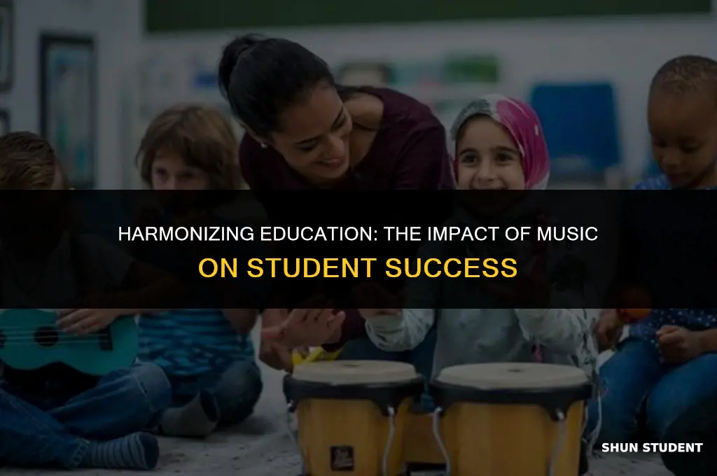 how does music help students in school