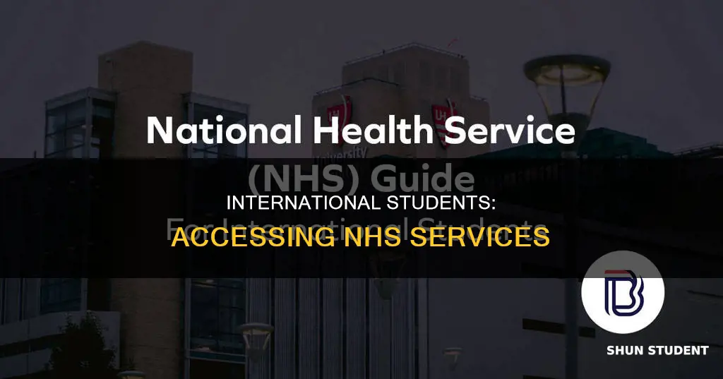 how does nhs work for international students