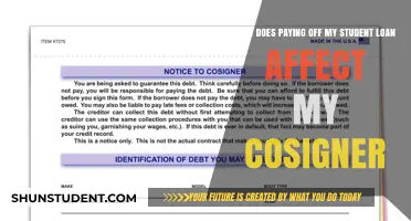 Student Loan Payoff: Cosigner's Credit Impact