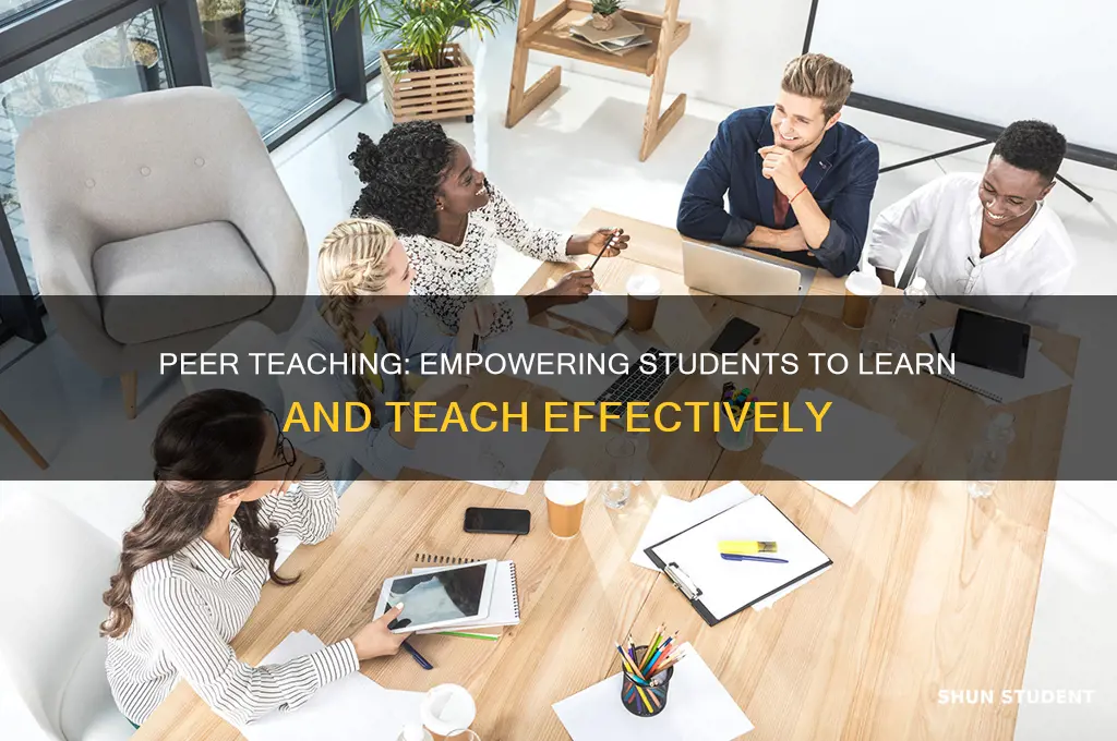 how does peer teaching help students