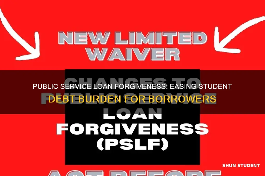 how does public service loan forgiveness affect student debt