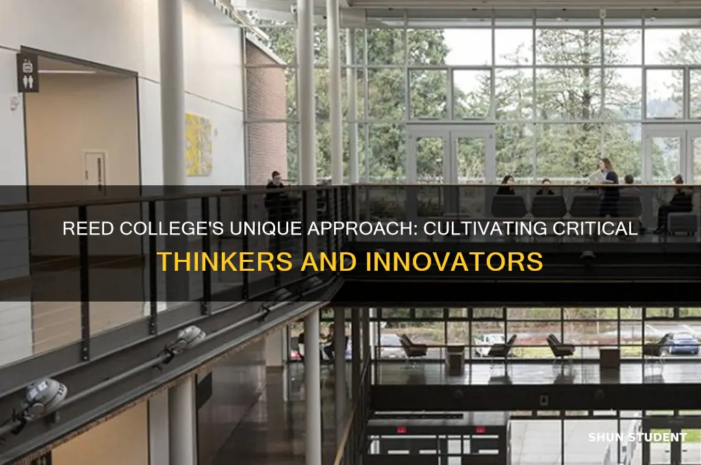 how does reed college teach students how to think