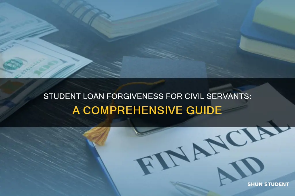 how does student loan forgiveness for civil servants work
