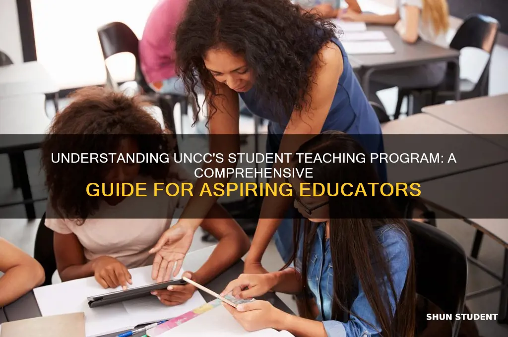 how does student teaching work uncc