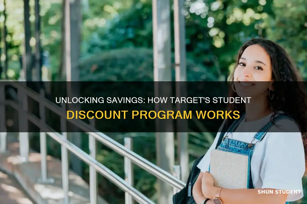 how does target student discount work