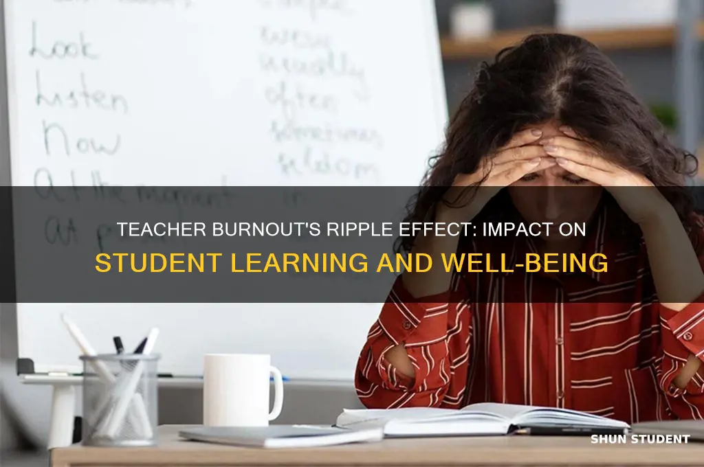 how does teacher burnout affect students