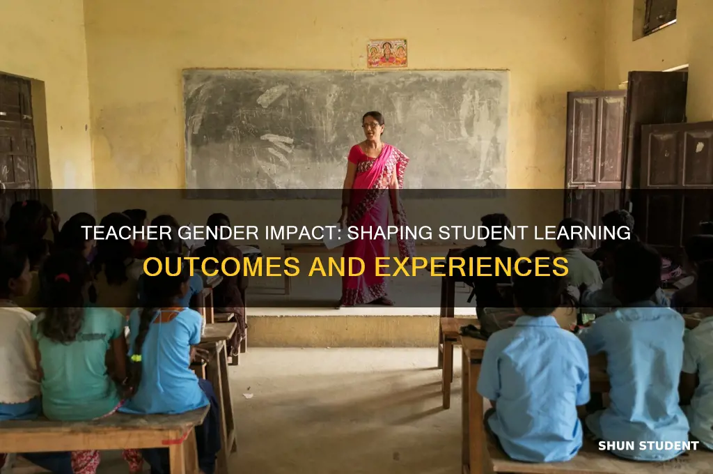 how does teacher gender affect student learning