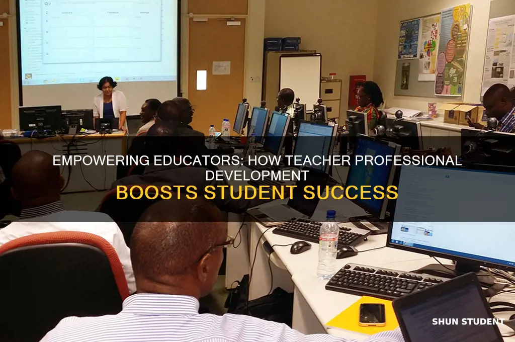 how does teacher professional development help students
