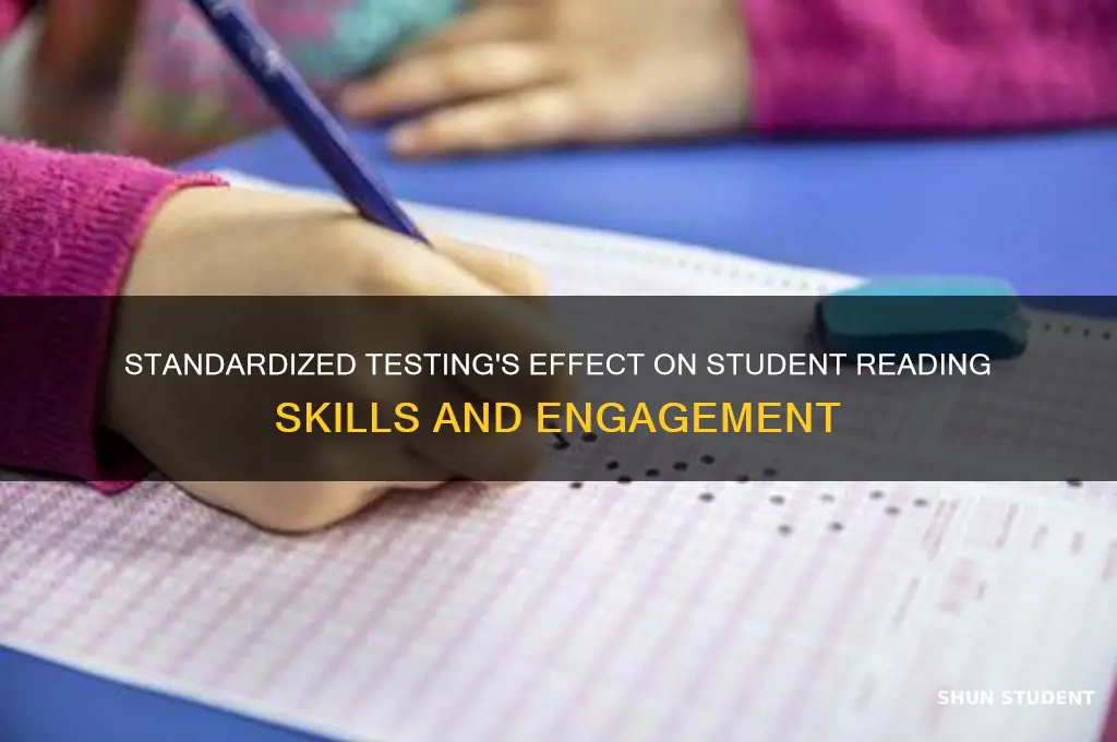 how does teaching to standarized test impact student reading