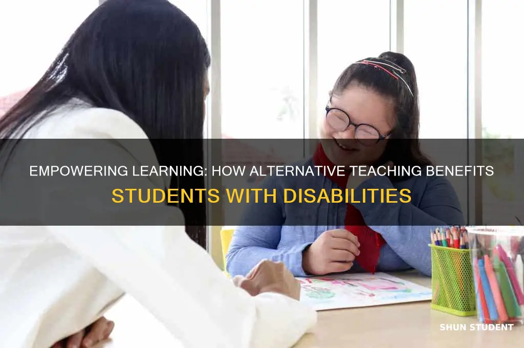 how does the alternate teaching helps students with disabilities