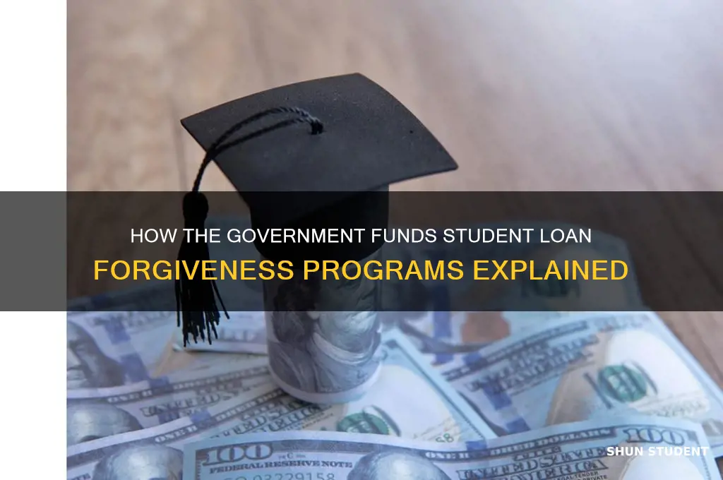 how does the governemnt fund student loan forgiveness