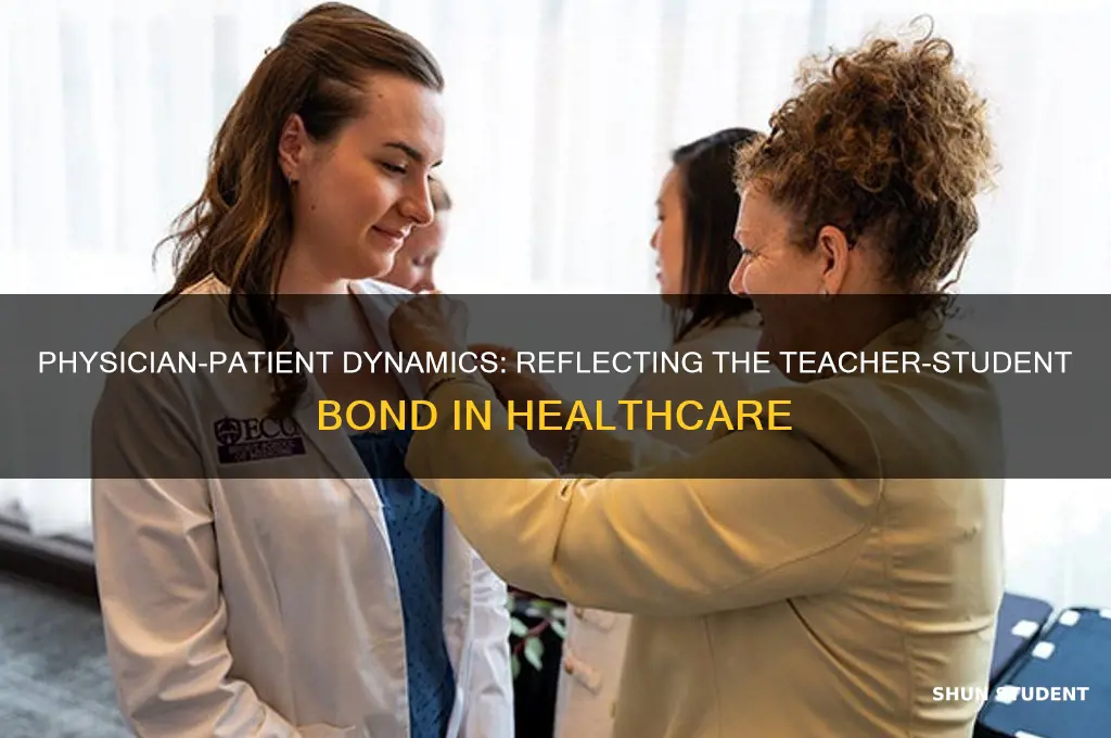 how does the physican patient relationship mirror the teacher student