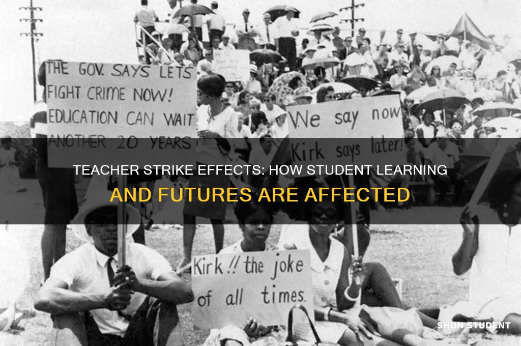 how does the teacher strike impact students