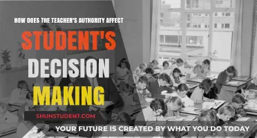 Teacher Authority: Shaping Student Decision-Making Processes and Outcomes